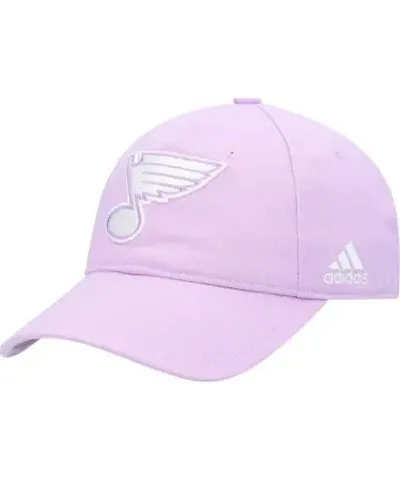 adidas Men's NHL St. Louis Blues 2022 Hockey Fights Cancer Slouch Adjustable Hat