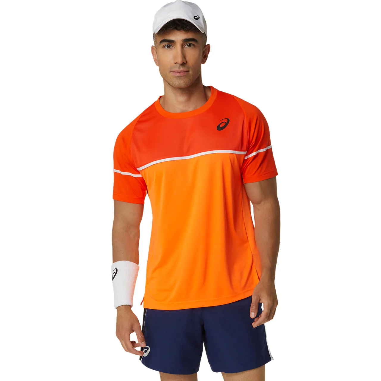 Asics T-Shirt Game SS Top Heren Oranje