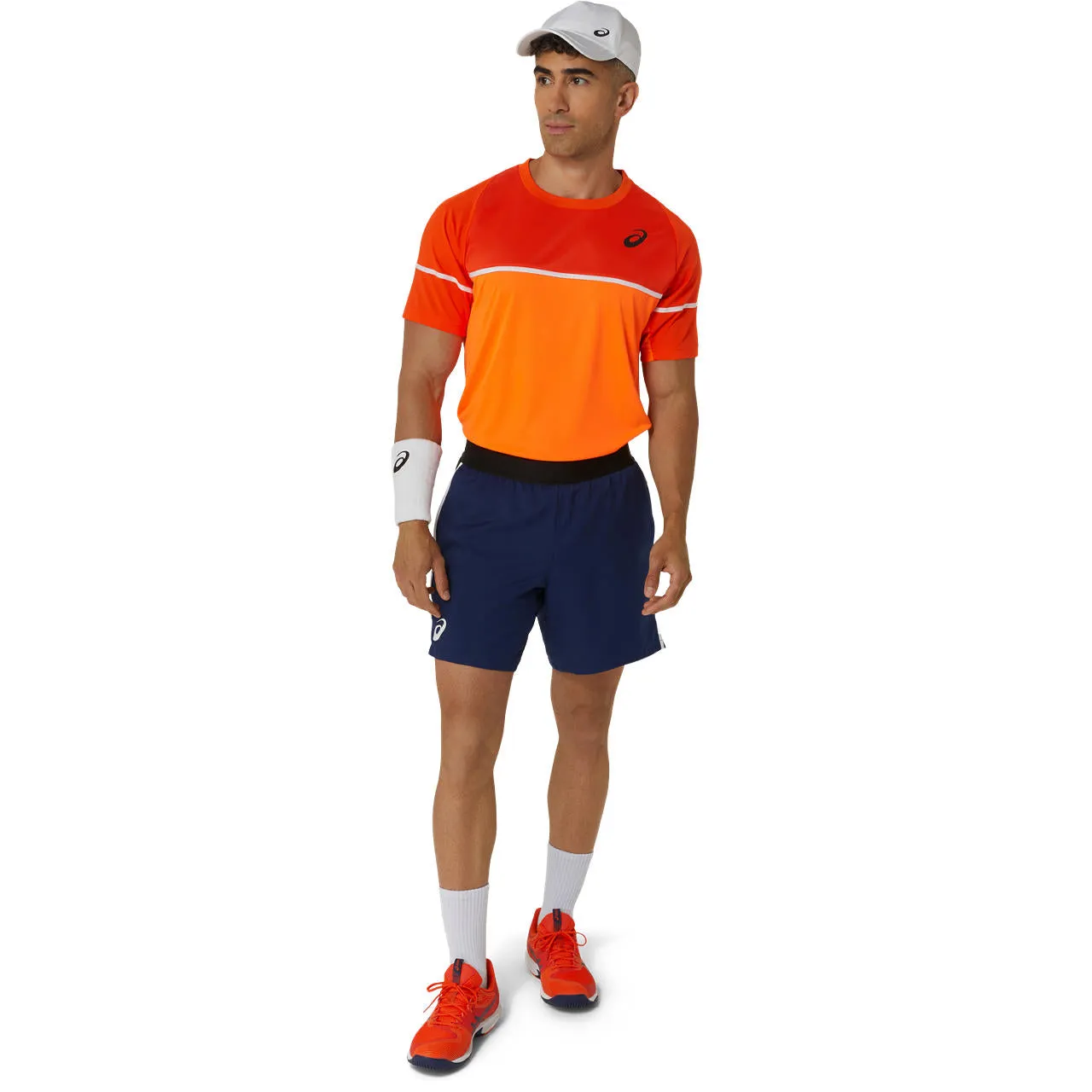 Asics T-Shirt Game SS Top Heren Oranje