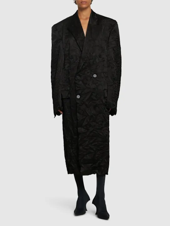 Balenciaga   New Steroid viscose blend coat 