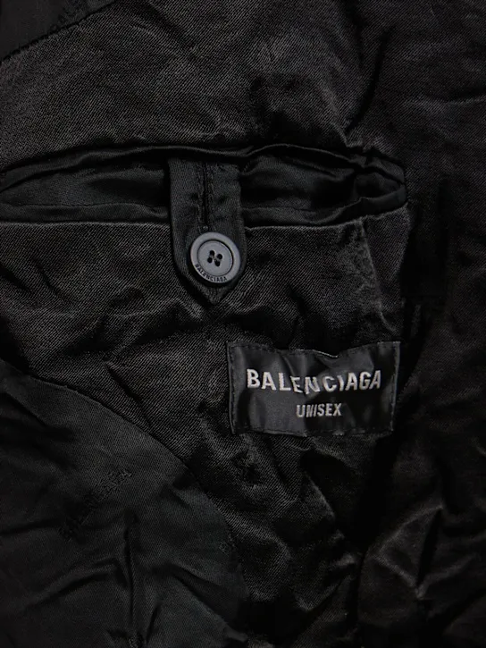 Balenciaga   New Steroid viscose blend coat 