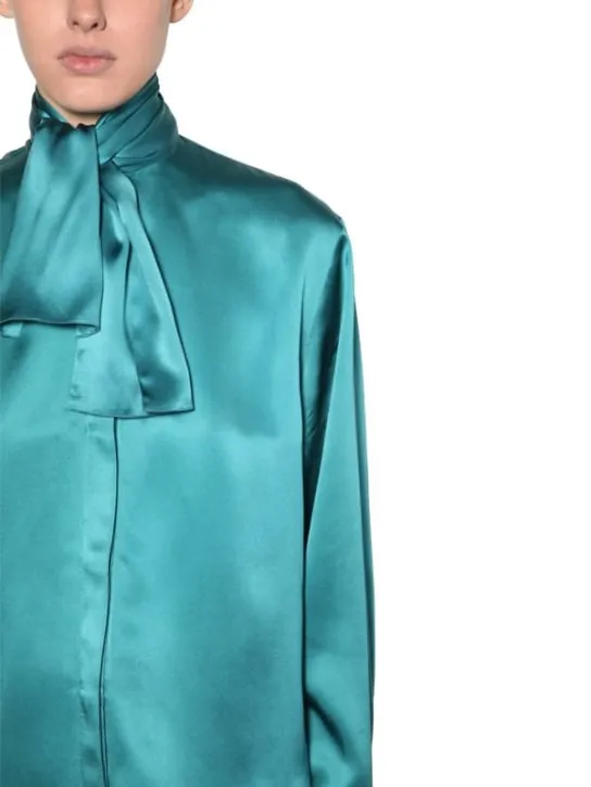 Balenciaga   SILK SATIN BLOUSE 