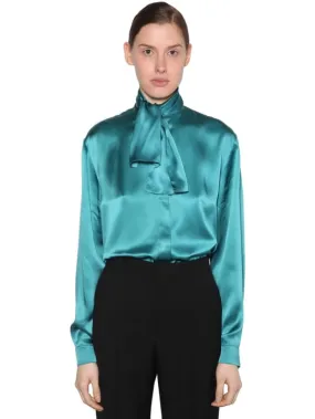 Balenciaga   SILK SATIN BLOUSE 