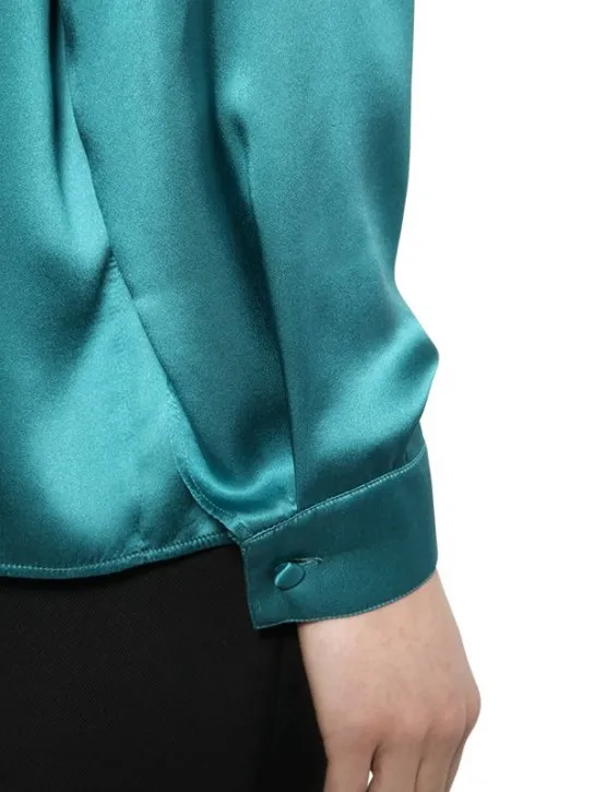 Balenciaga   SILK SATIN BLOUSE 