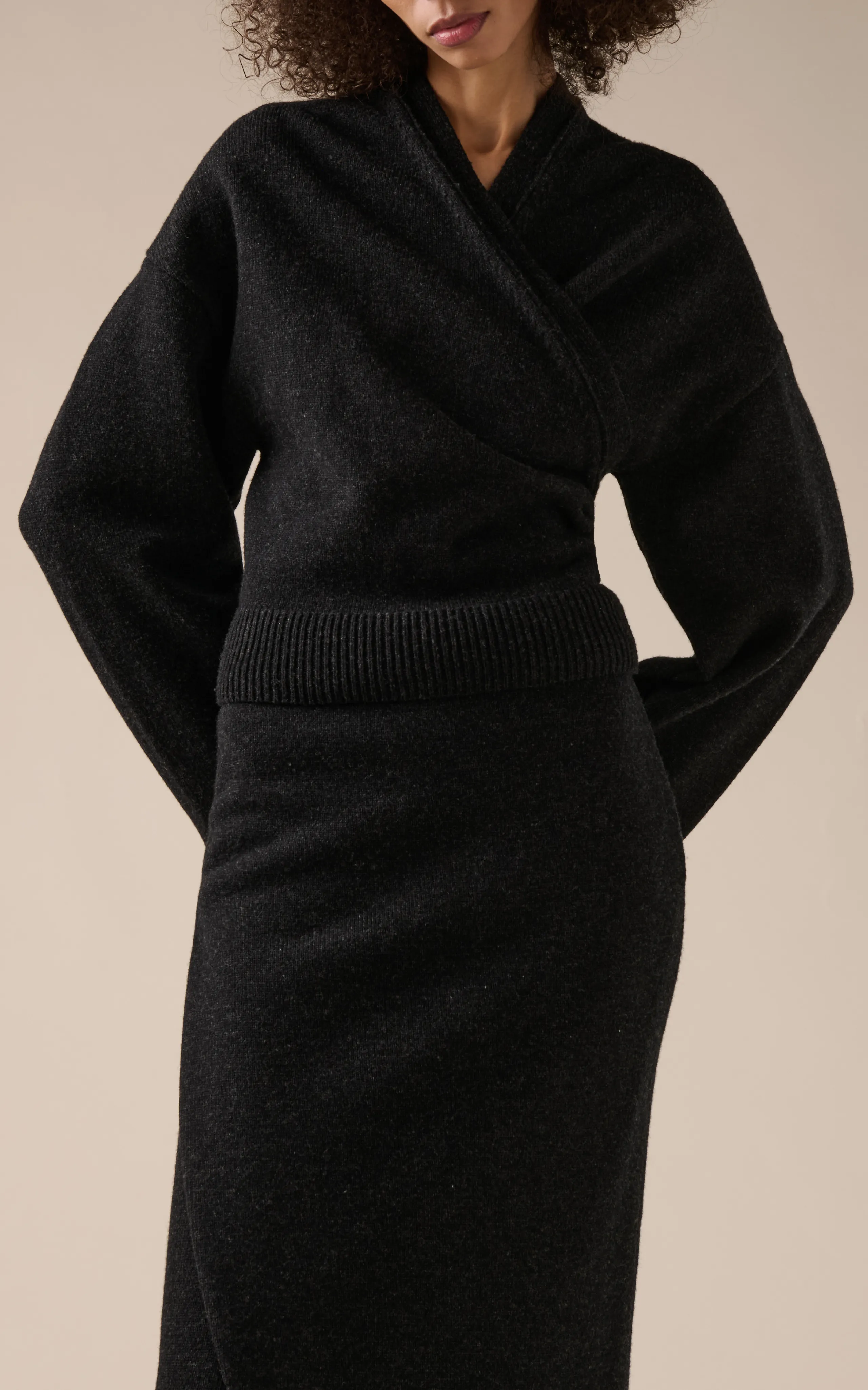 Balenciaga Wool Wrap Sweater