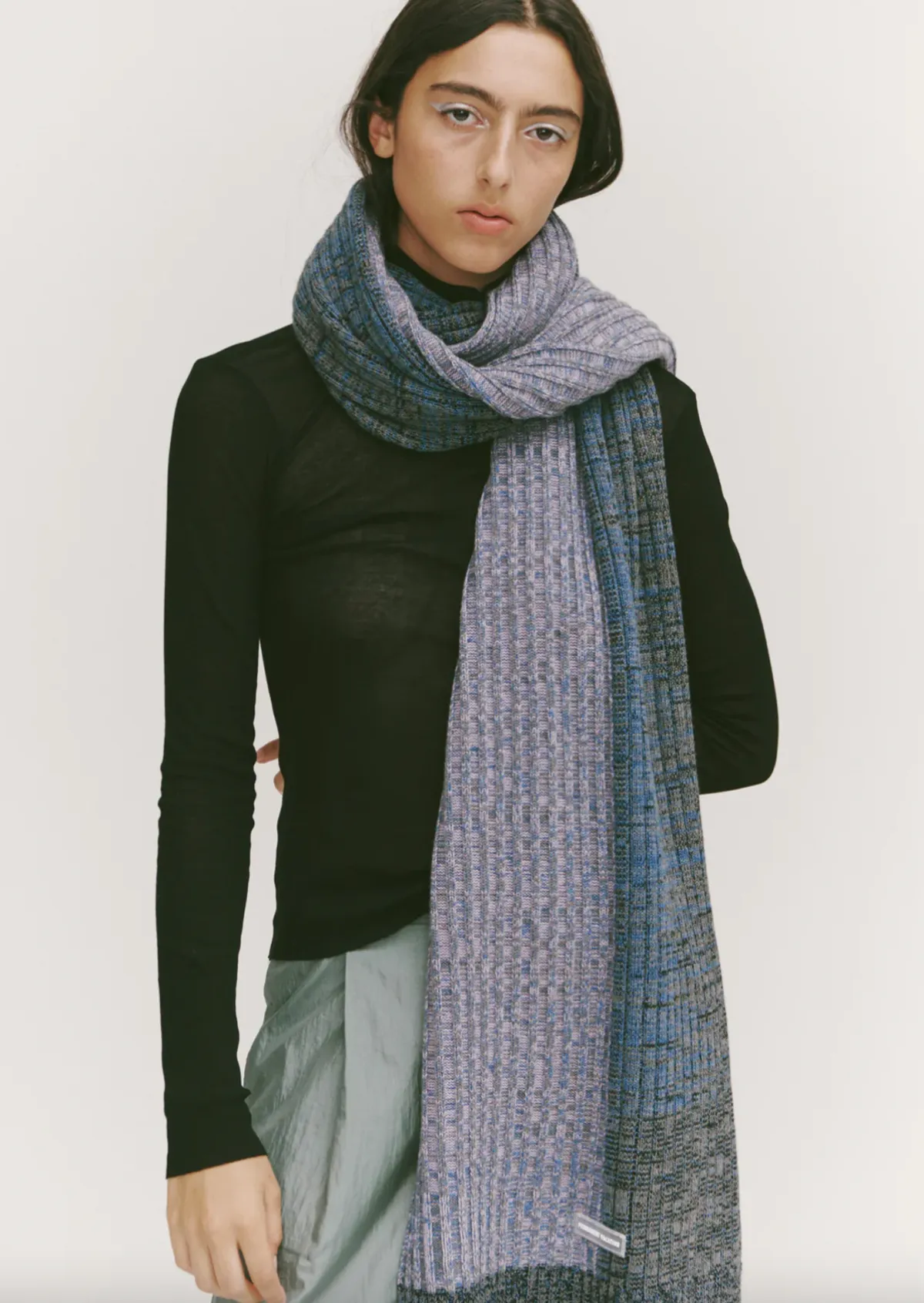 Bandwidth Knitted Scarf - Multi