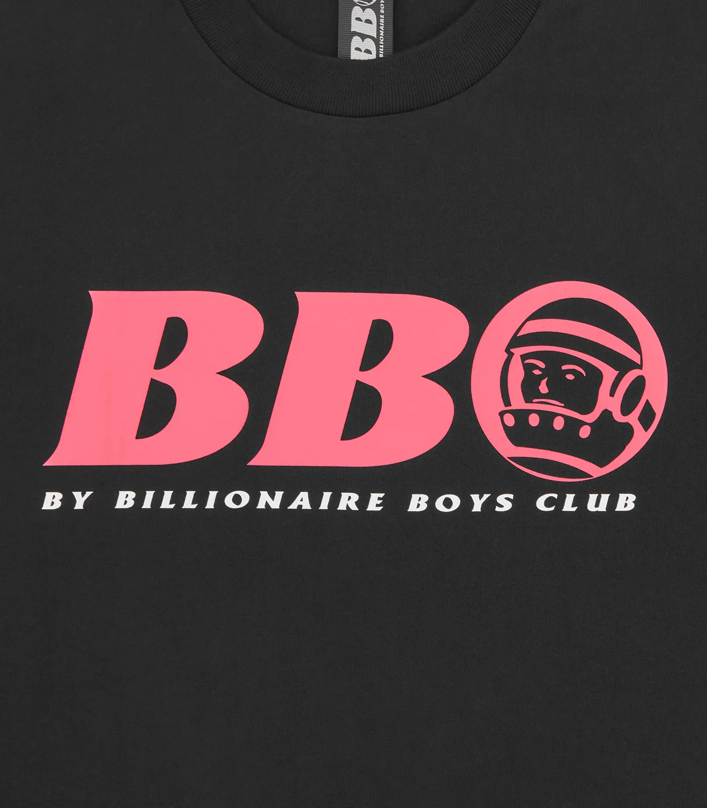 BB ASTRO T-SHIRT - BLACK/PINK LOGO