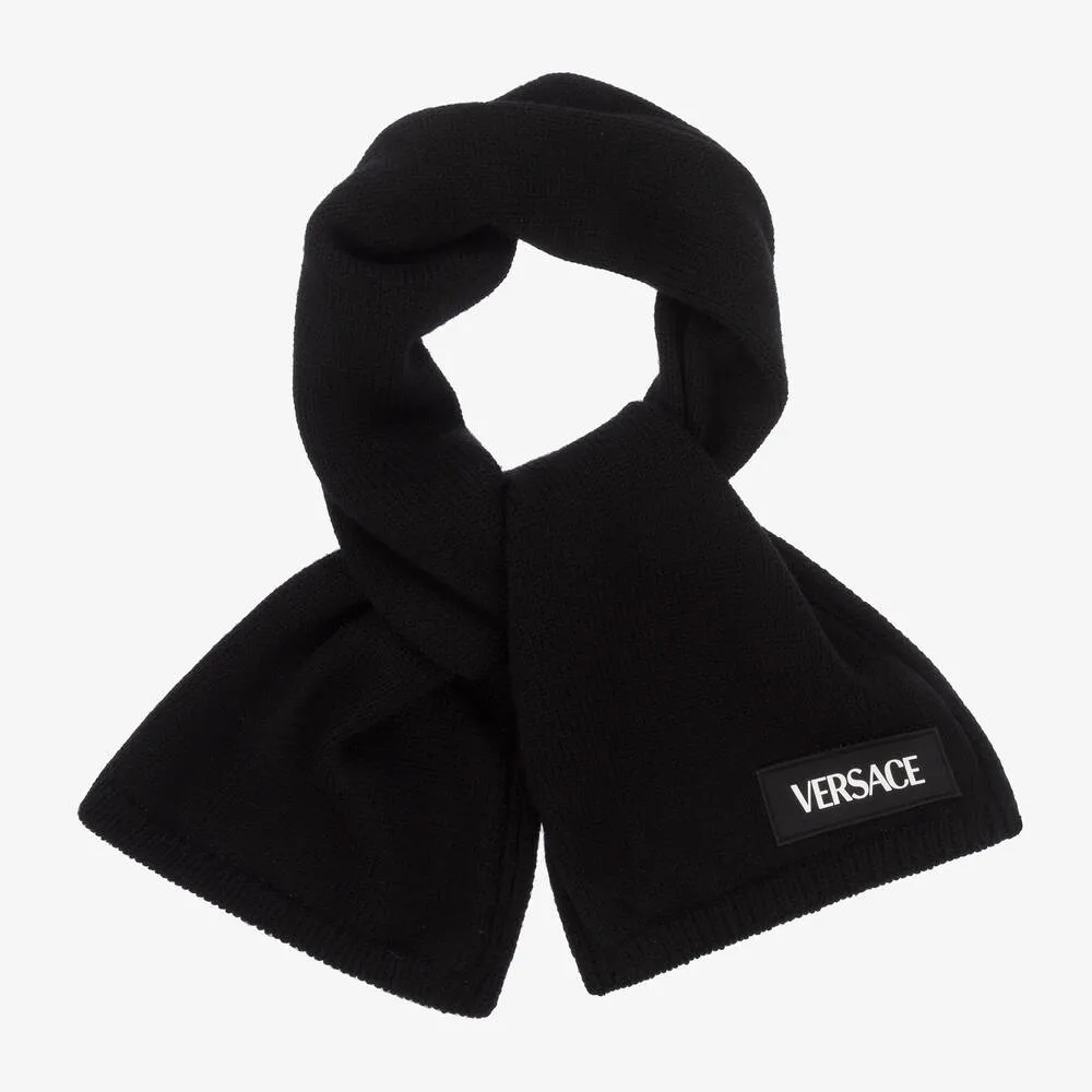 Black Wool Scarf