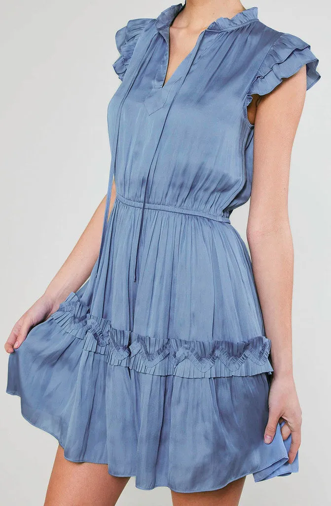 BRUNCH HOUR RUFFLE DRESS