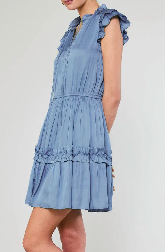 BRUNCH HOUR RUFFLE DRESS