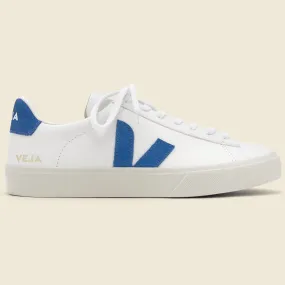 Campo ChromeFree Leather Sneaker - Extra White/Swedish Blue