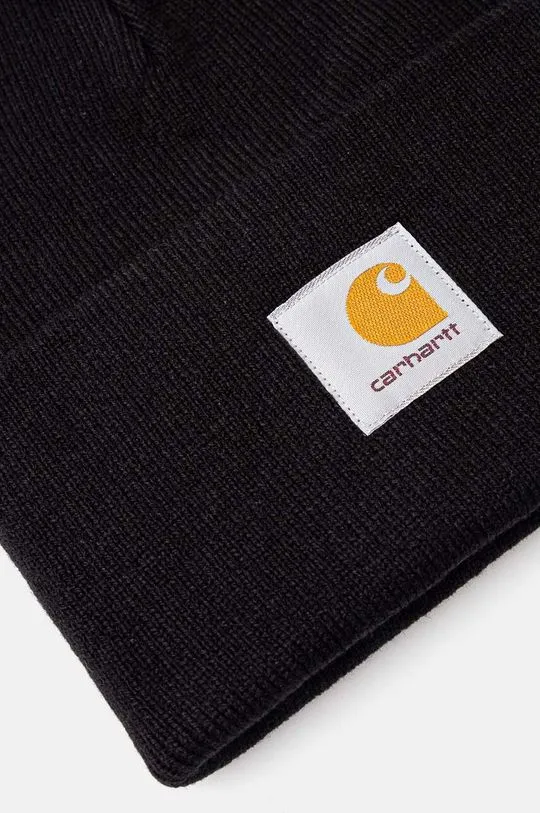 Carhartt WIP beanie I020222.BLACK Acrylic Watch Hat black color