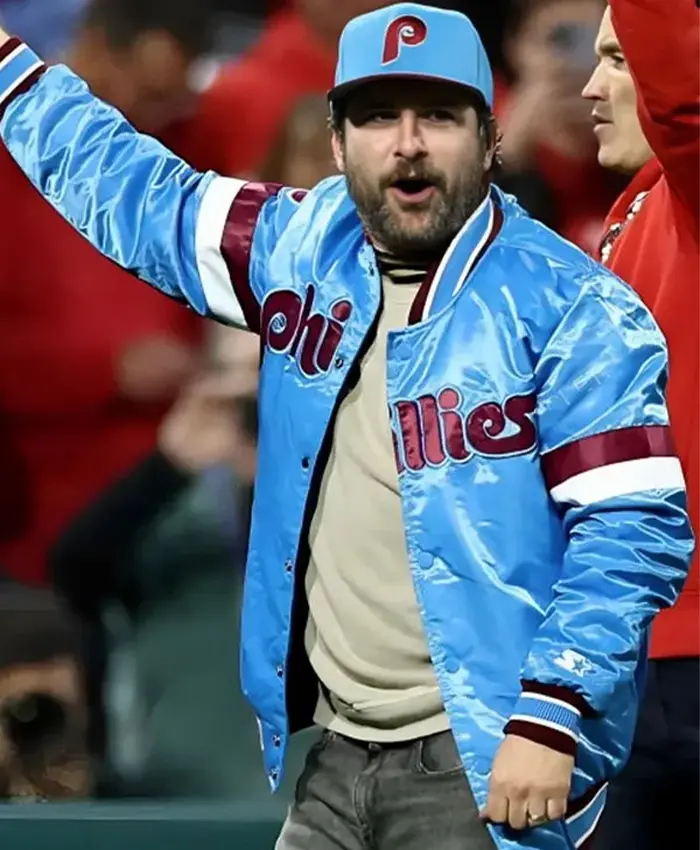 Charlie Day Philadelphia Phillies Varsity Jacket - William Jacket