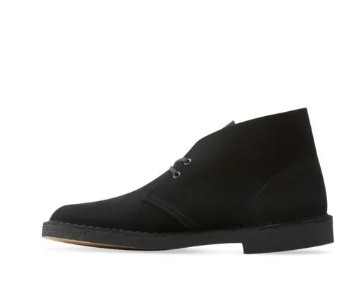 Clarks Desert Boot Black Suede 26107882