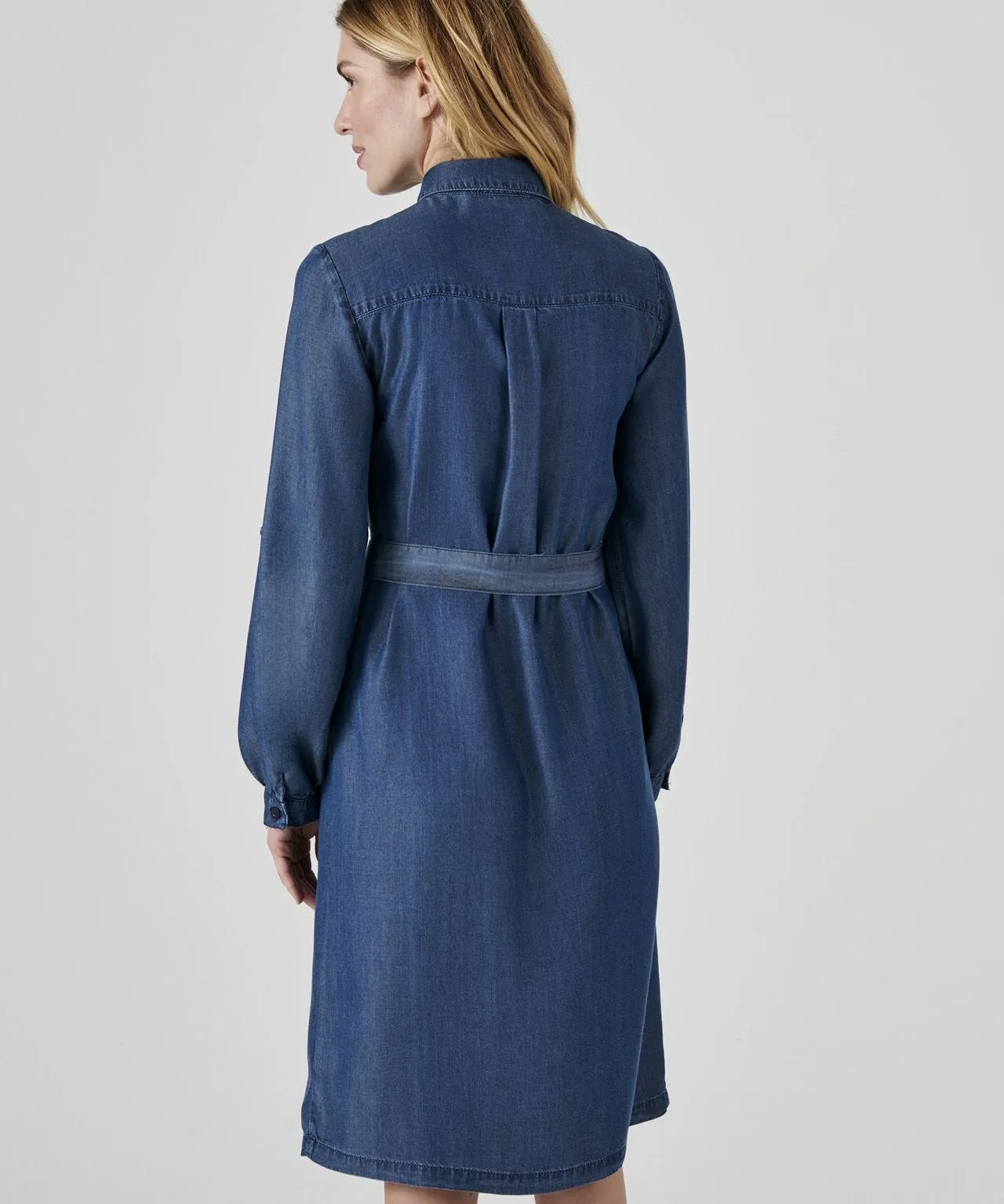 Denim-look Tencel Dress