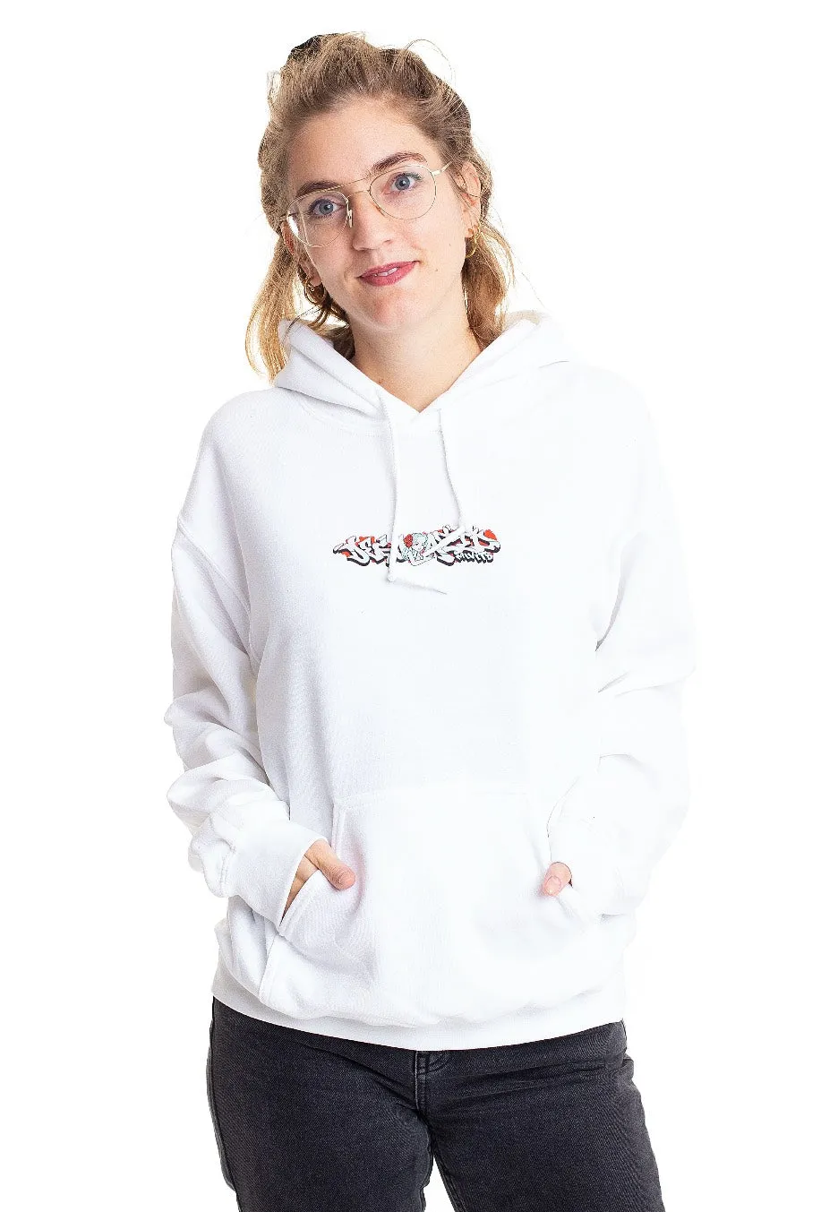 Desolated - Graffiti Girl White - Hoodie