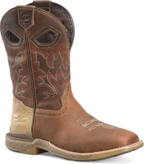 Double H Men's 11 Veil Wide Square Toe Roper Boots - Brown DH5387