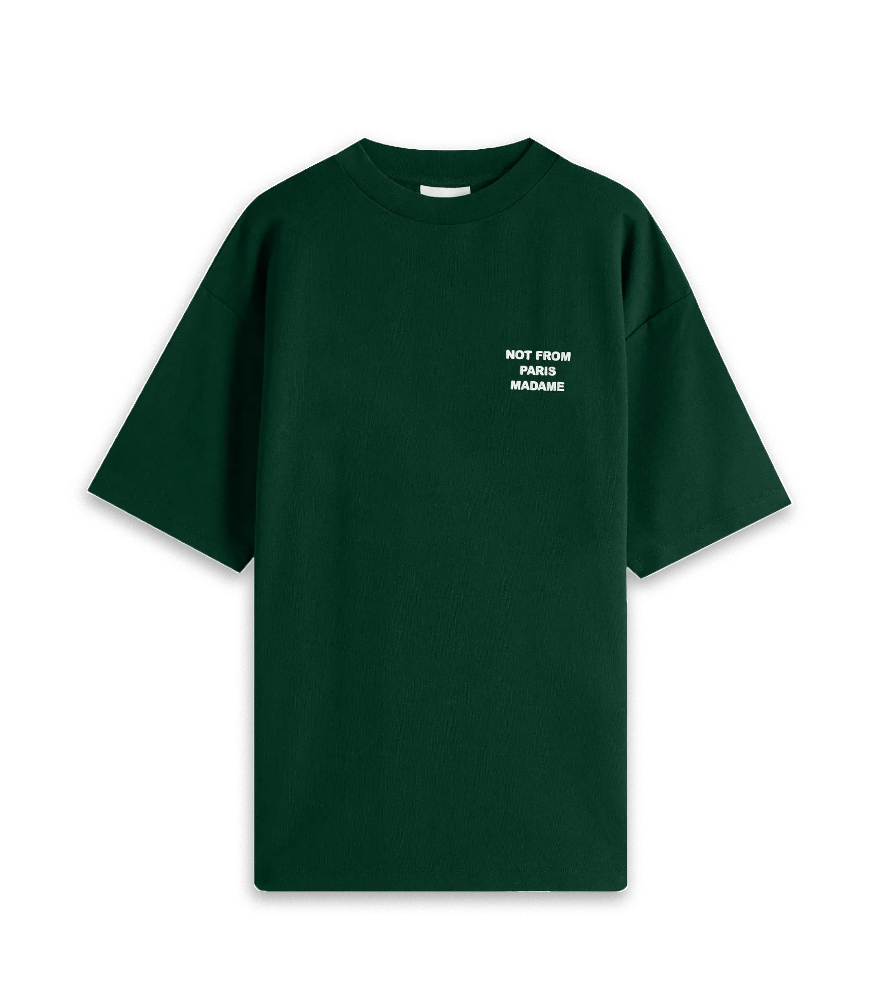 Drle de Monsieur - Le T Shirt Green Dark Slogan