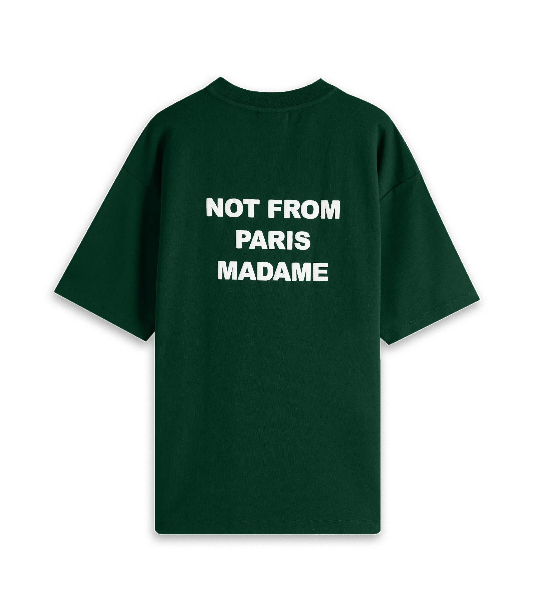 Drle de Monsieur - Le T Shirt Green Dark Slogan