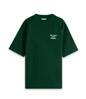 Drle de Monsieur - Le T Shirt Green Dark Slogan