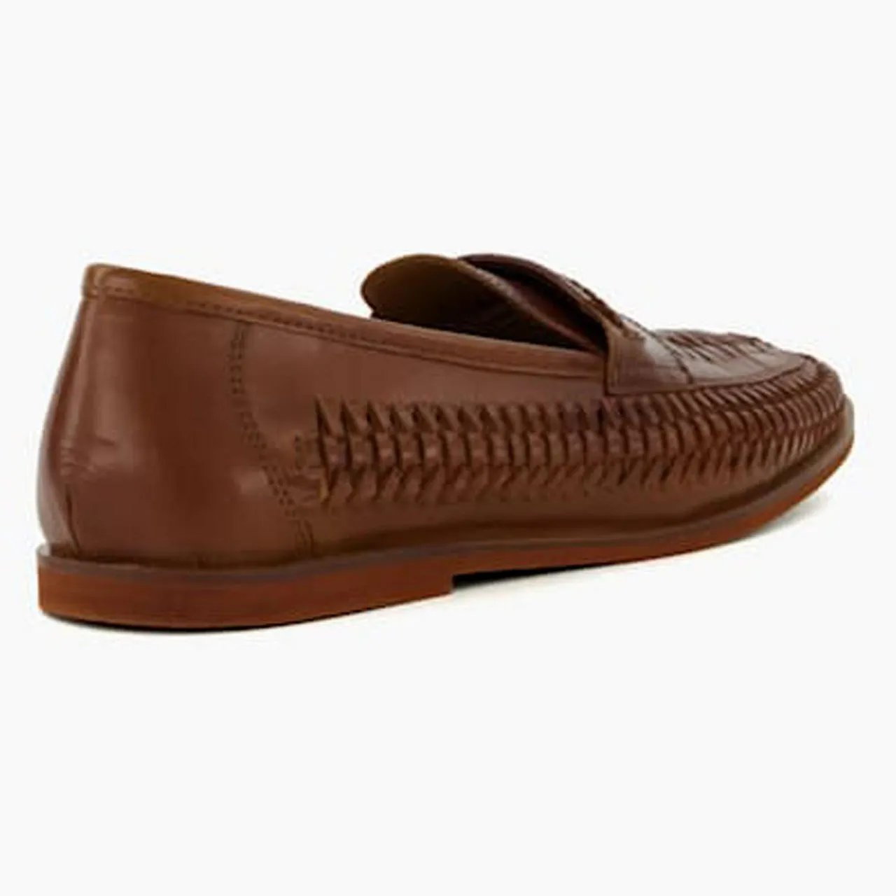 DUNE LONDON Brickles Casual Woven Loafers - Brown