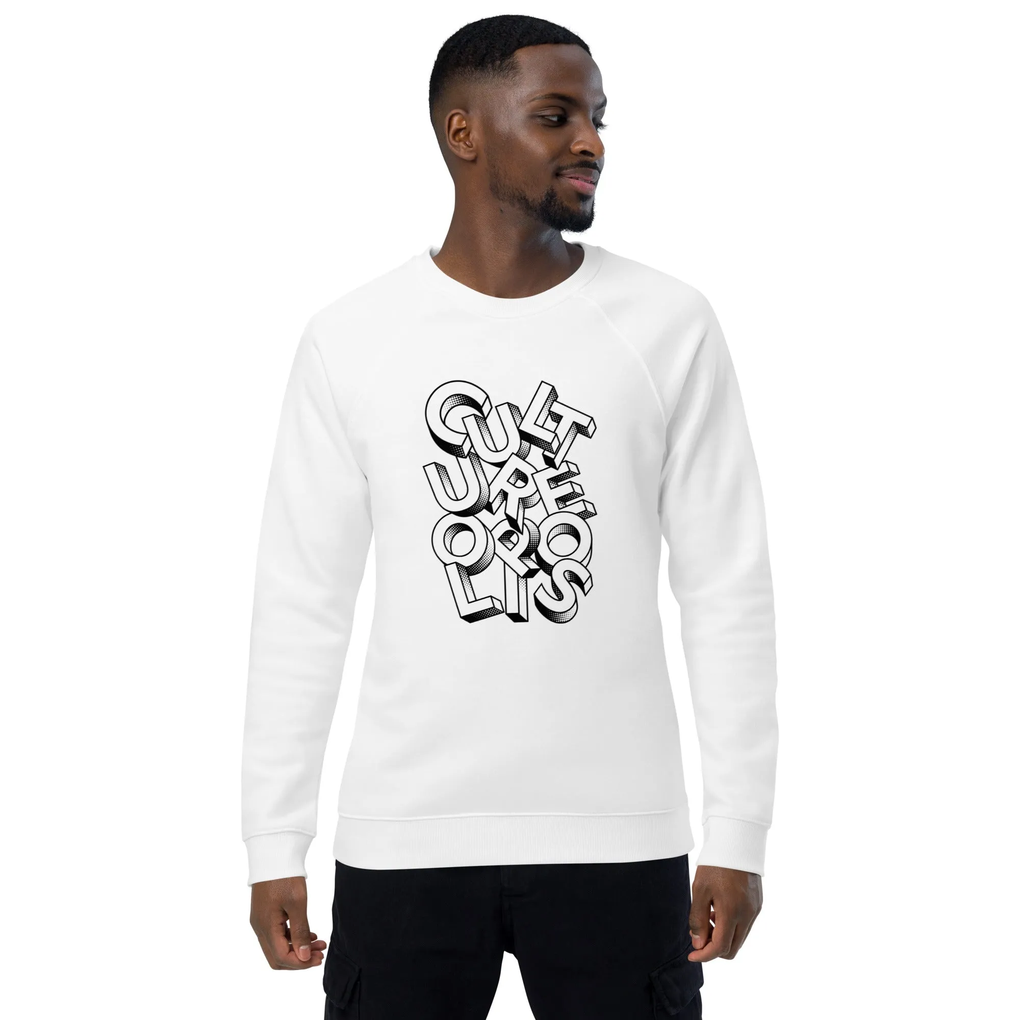 Ecoluxe Slim Line Heavyweight Sweatshirt – 3D Stack