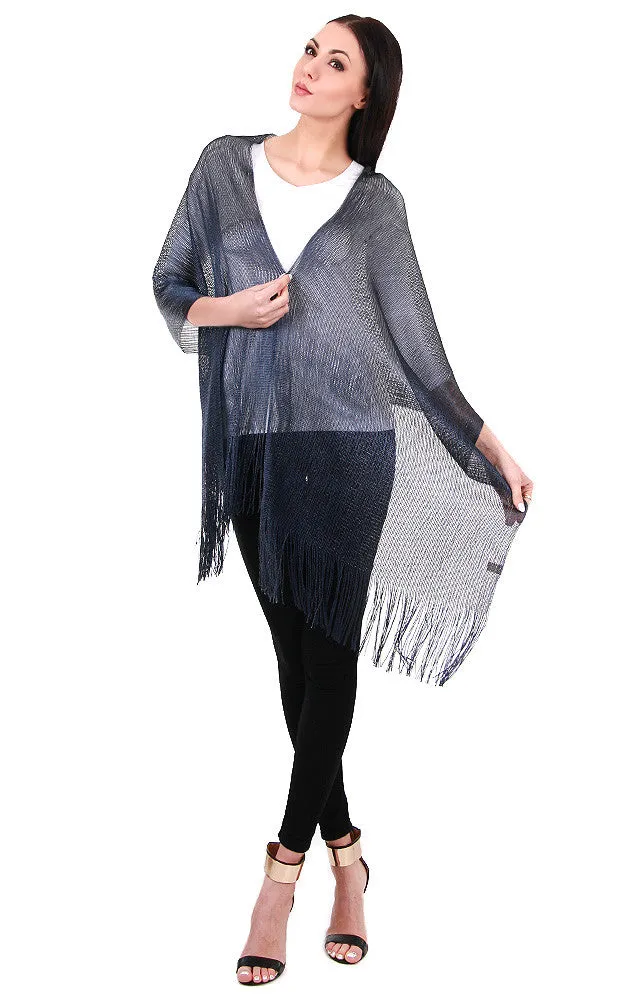 EV147 / 50058 Navy Solid Party Shawl