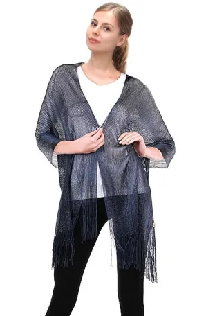 EV147 / 50058 Navy Solid Party Shawl