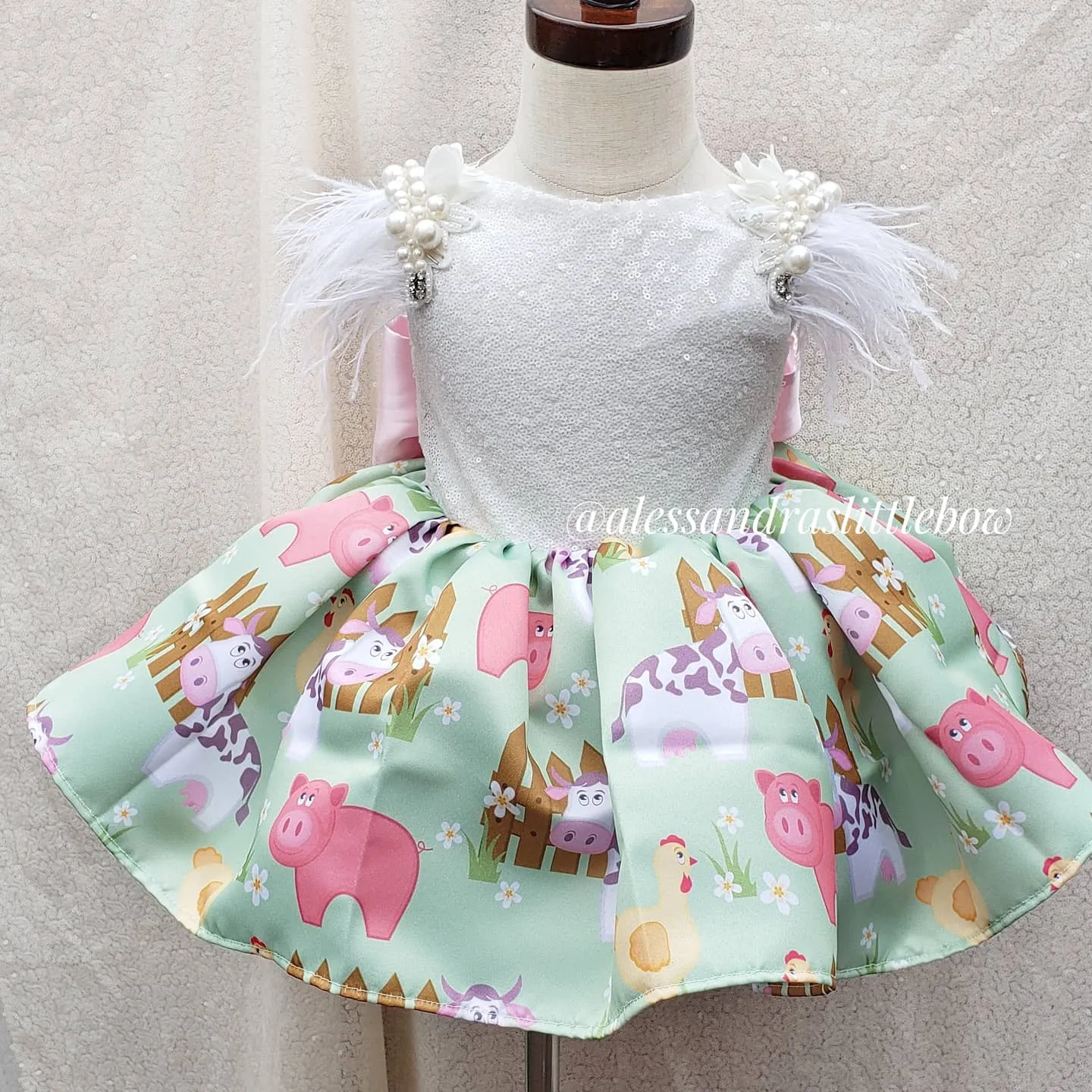 Farm animals Couture Dress