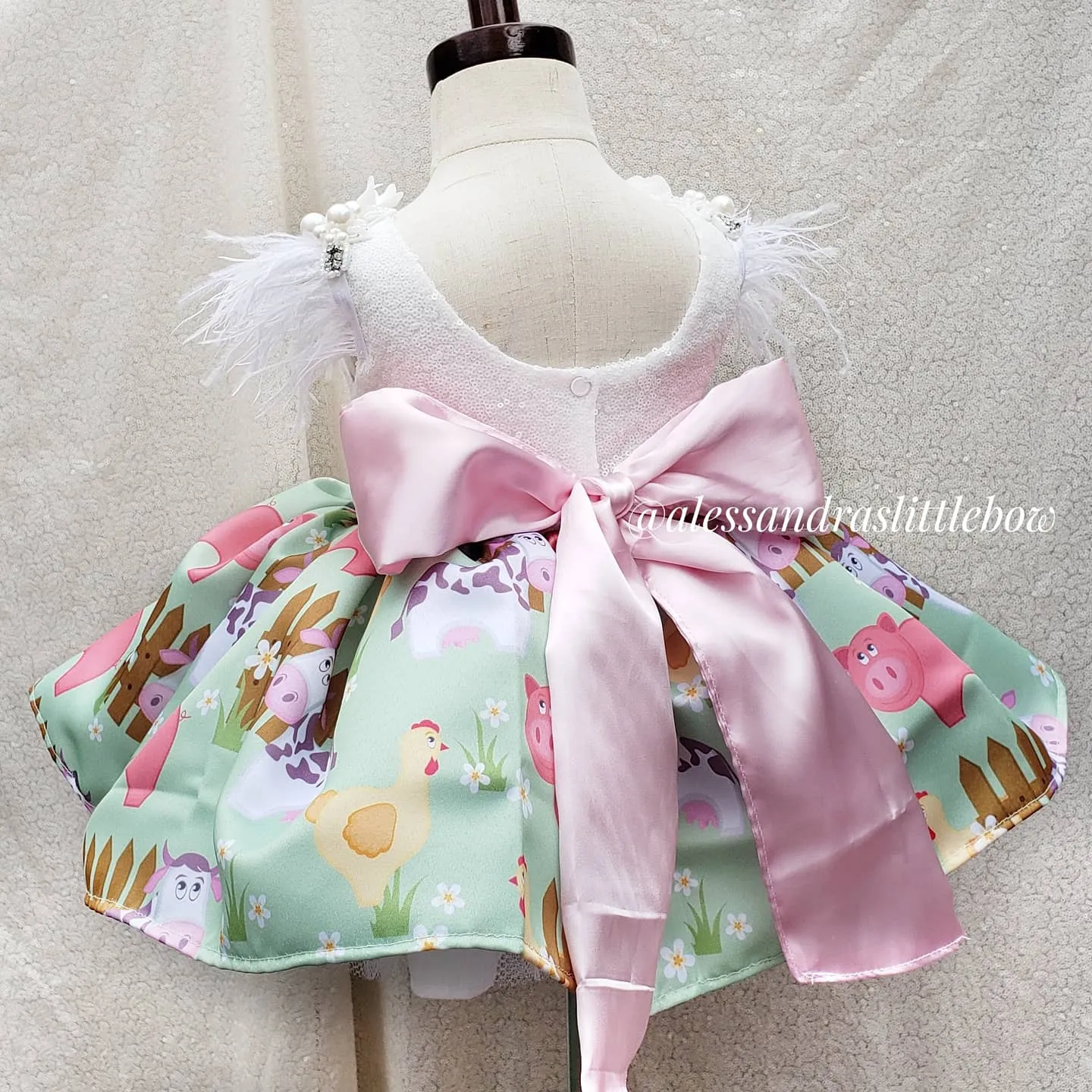 Farm animals Couture Dress