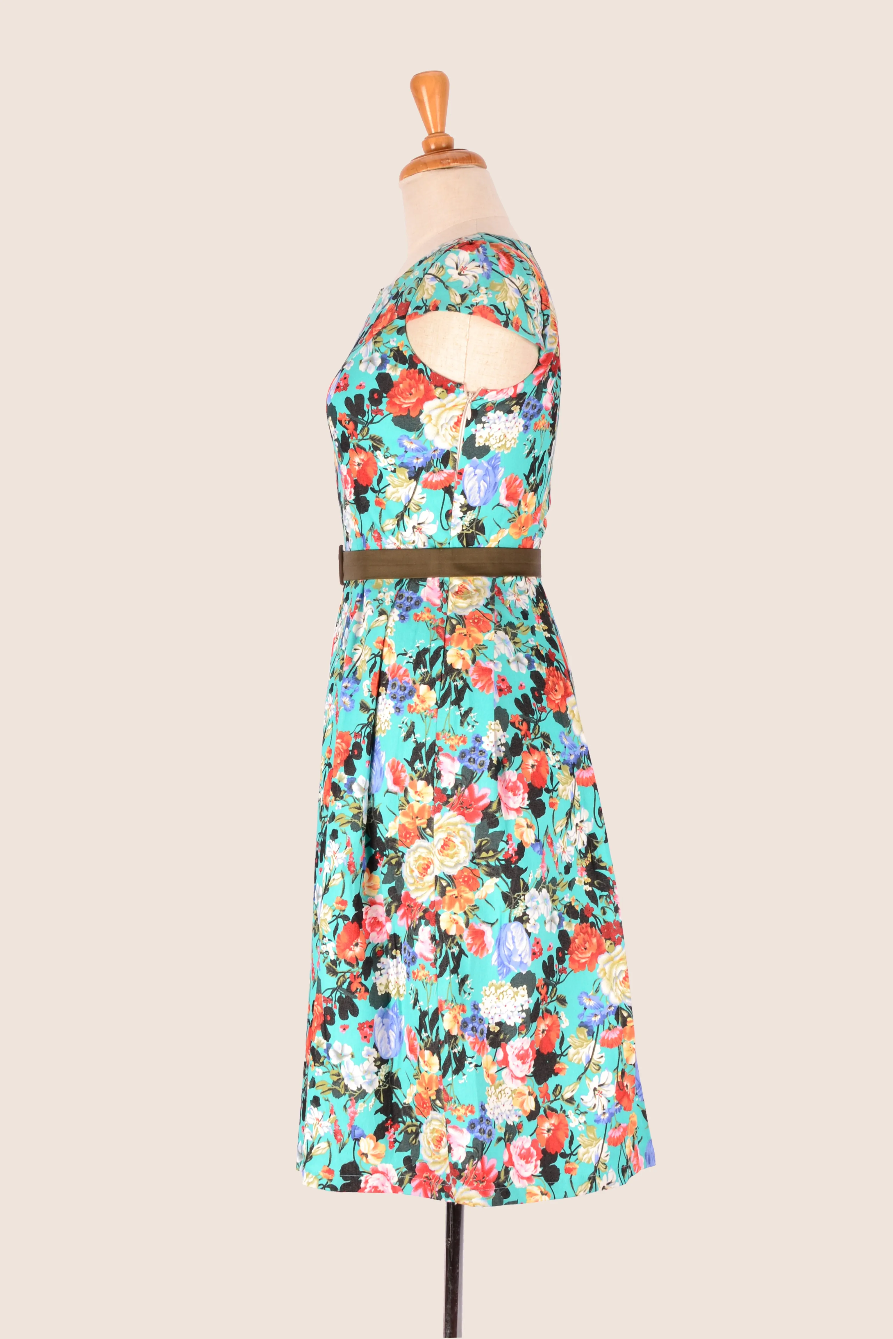 Floral Denim Dress