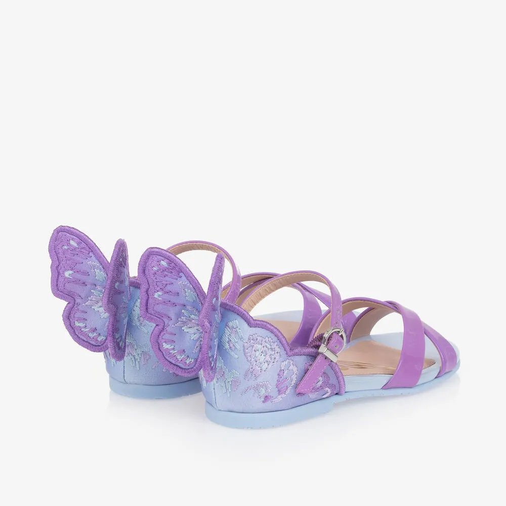 Girls Purple & Blue Chiara Sandals