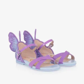 Girls Purple & Blue Chiara Sandals