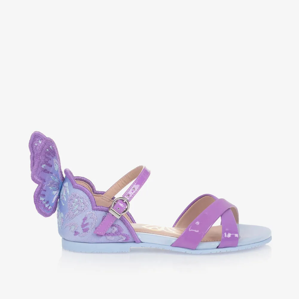 Girls Purple & Blue Chiara Sandals