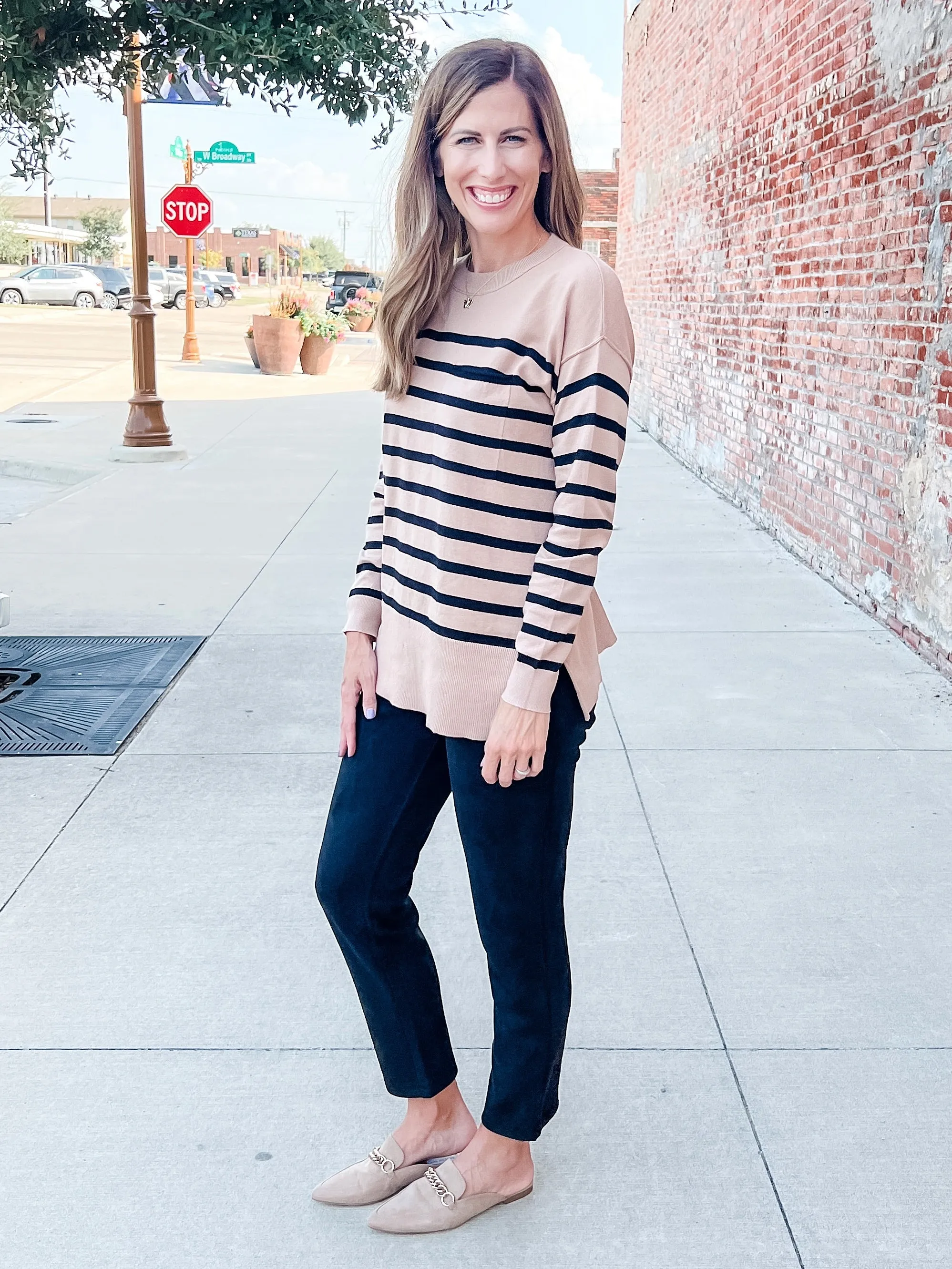 Going Places Stripe Sweater