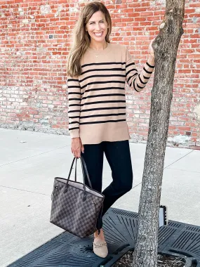 Going Places Stripe Sweater