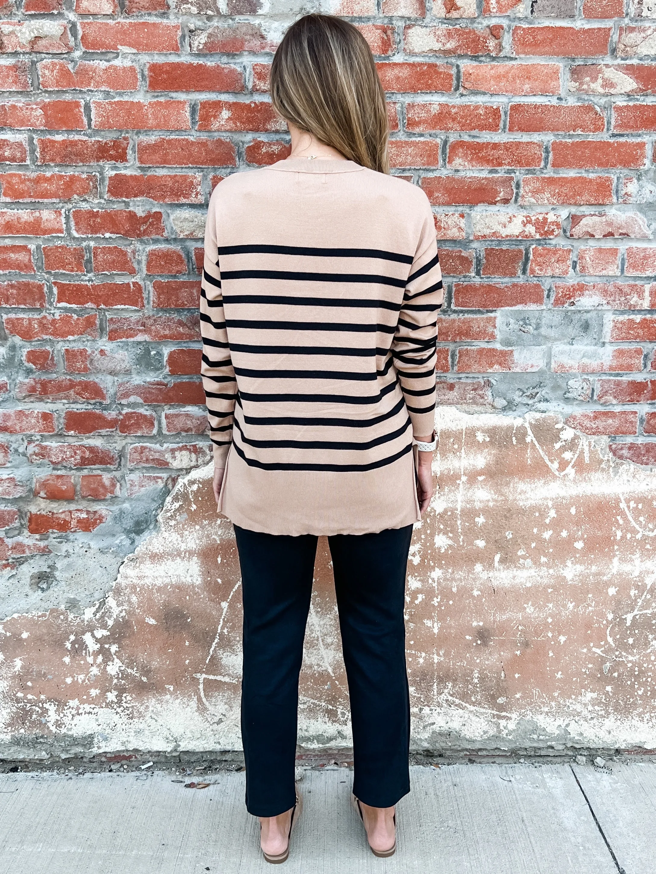 Going Places Stripe Sweater