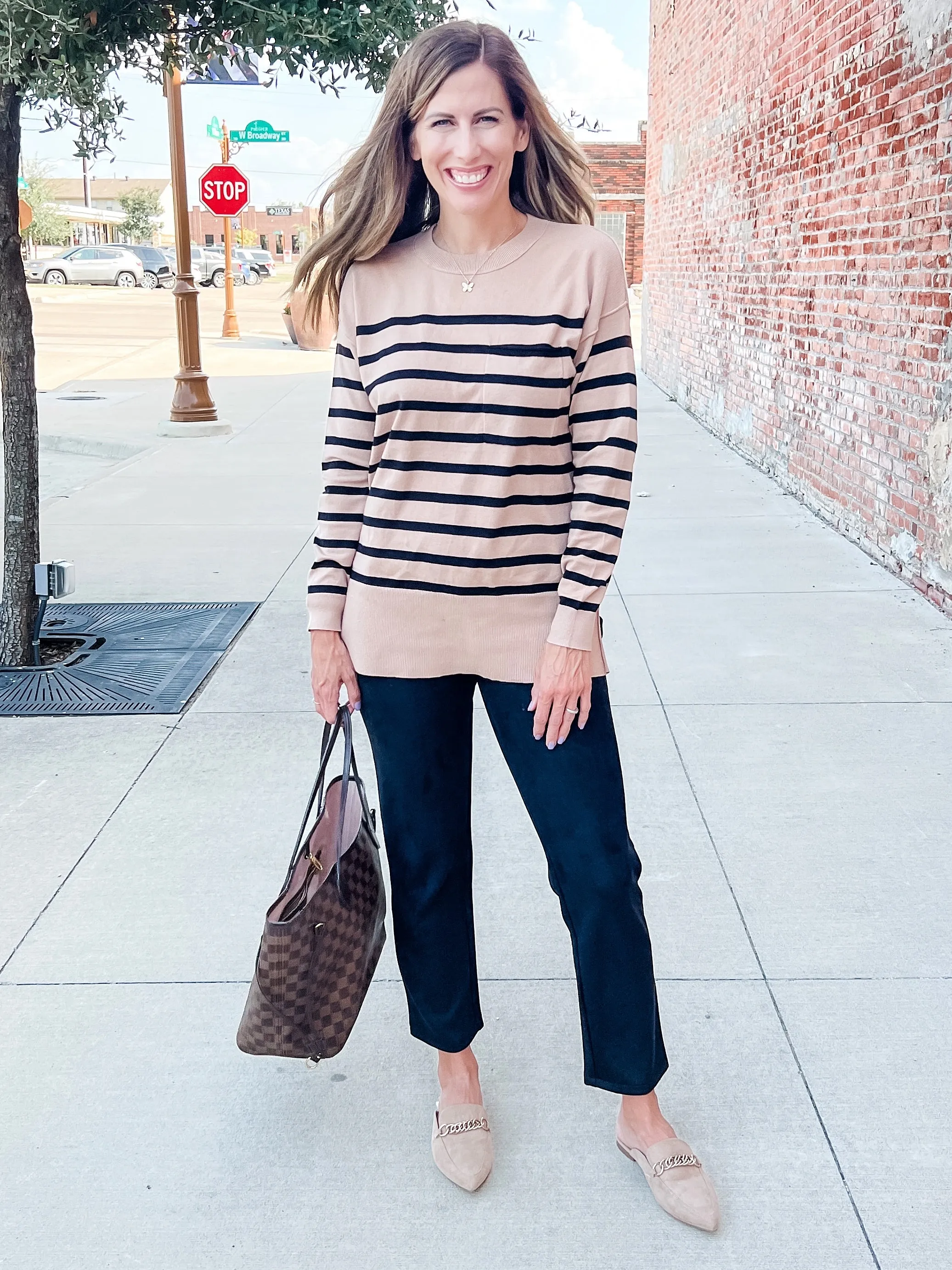 Going Places Stripe Sweater