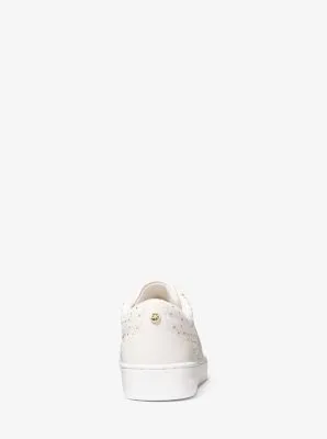 Juno Crystal Embellished Canvas Sneaker