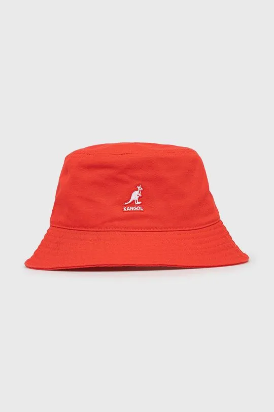 Kangol cotton hat red color