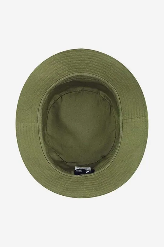 Kangol hat Cotton Bucket green color