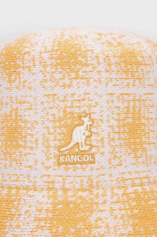 Kangol hat yellow color