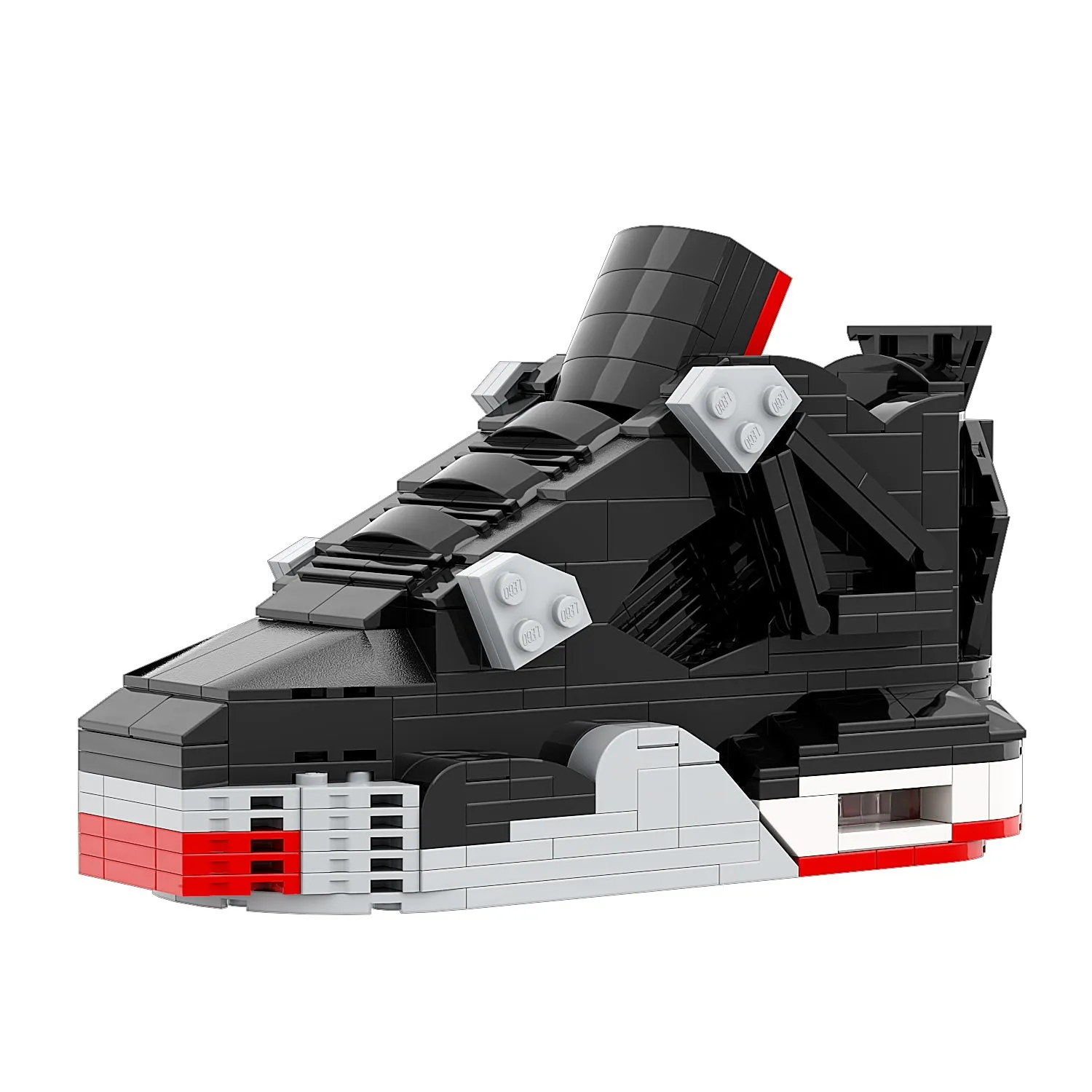 KICKSMINI AJ4 Bred Sneaker Bricks