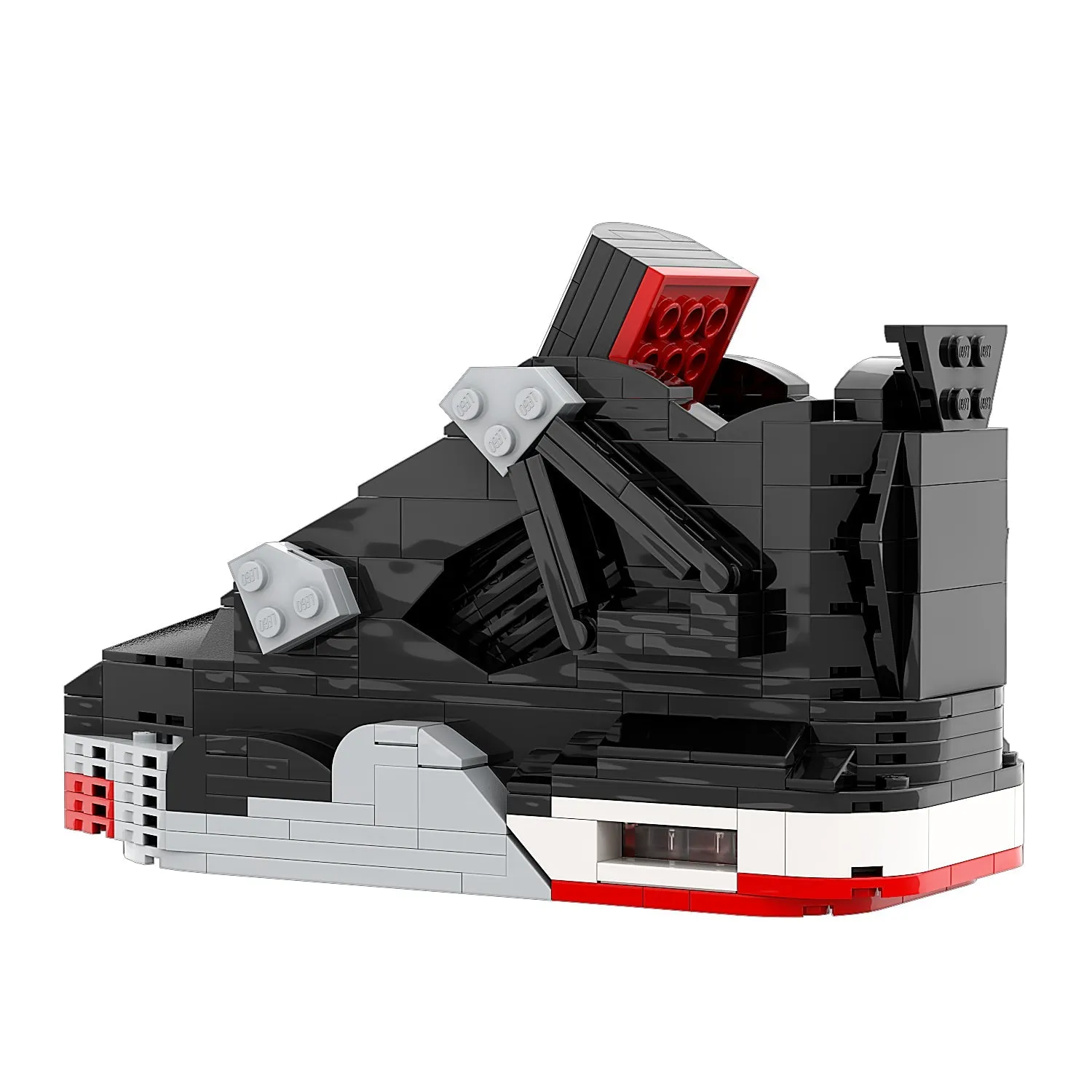 KICKSMINI AJ4 Bred Sneaker Bricks