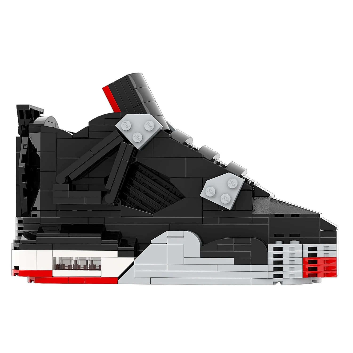 KICKSMINI AJ4 Bred Sneaker Bricks