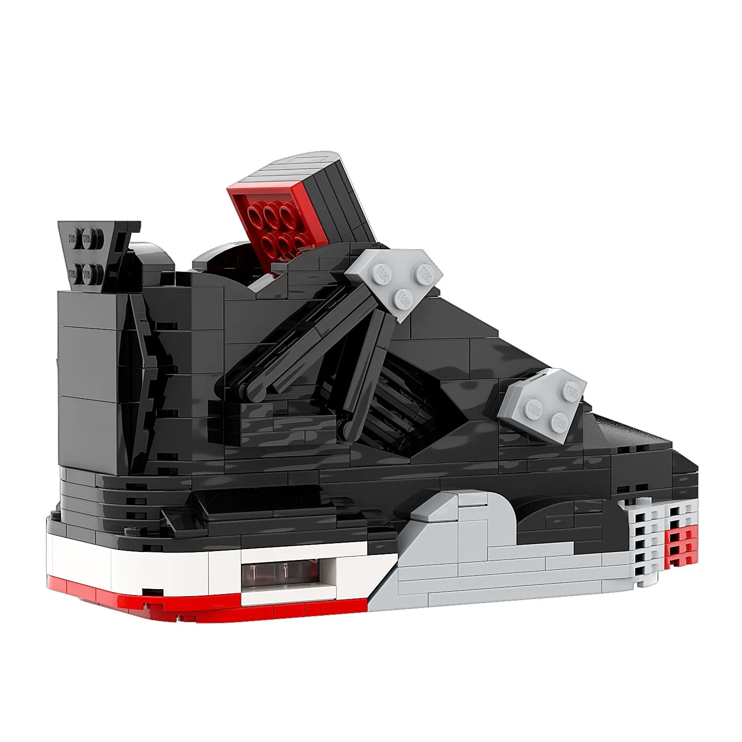 KICKSMINI AJ4 Bred Sneaker Bricks