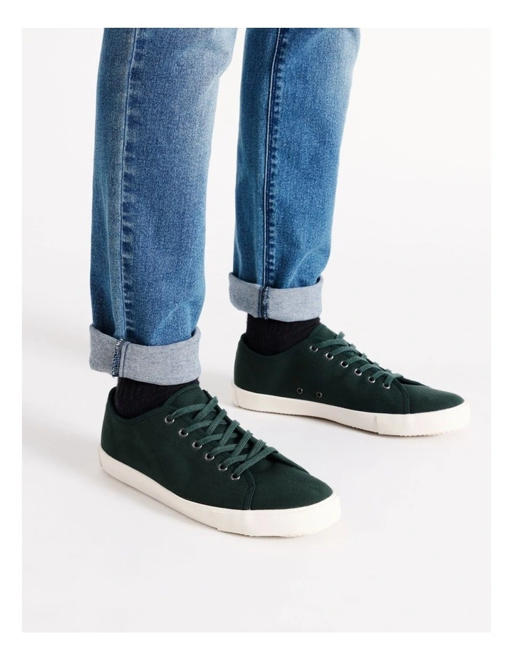 Lance Canvas Sneaker in Green