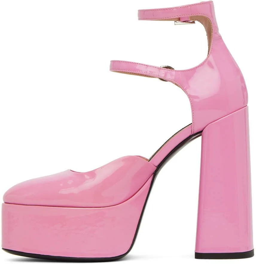 Les Petits Joueurs Pink Sole Jane Heels