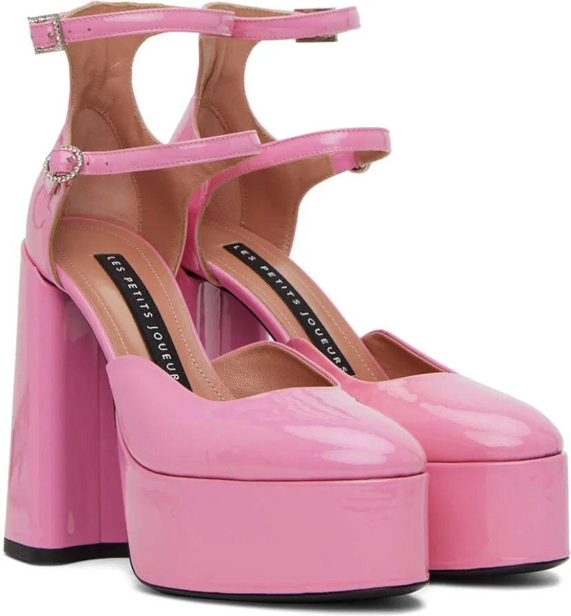 Les Petits Joueurs Pink Sole Jane Heels