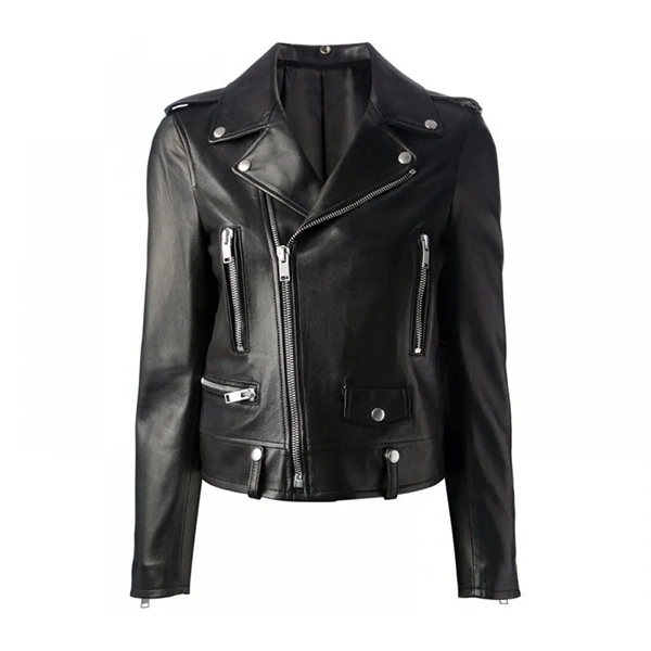 Mariah Carey Black Motorcycle Style Leather Jacket - Famous Jackets